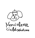 こんな犬でも生きている（個別スタンプ：3）