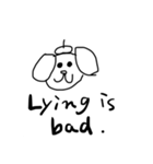 こんな犬でも生きている（個別スタンプ：7）