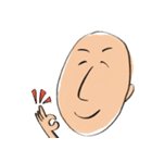 坊主の表情 KIN's FACE（個別スタンプ：1）