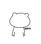 くまさん しろ3（個別スタンプ：11）