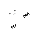 きまぐれしろねこ.（個別スタンプ：2）
