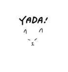 きまぐれしろねこ.（個別スタンプ：3）
