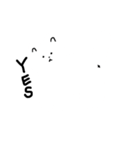 きまぐれしろねこ.（個別スタンプ：4）