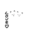 きまぐれしろねこ.（個別スタンプ：7）