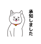 飼い猫たま～シンプル～（個別スタンプ：1）