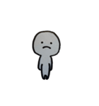 灰色暇人間（個別スタンプ：2）