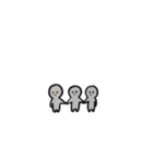 灰色暇人間（個別スタンプ：7）