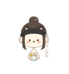ねぐせくんと女の子のすたんぷ（個別スタンプ：4）
