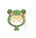 ねぐせくんと女の子のすたんぷ（個別スタンプ：21）