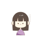 ねぐせくんと女の子のすたんぷ（個別スタンプ：34）