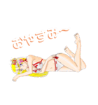 頑張る巫女お姉さん    14（個別スタンプ：10）