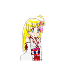 頑張る巫女お姉さん    14（個別スタンプ：21）