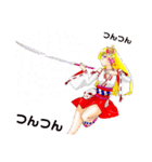 頑張る巫女お姉さん    14（個別スタンプ：30）