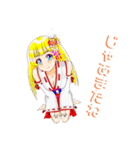 頑張る巫女お姉さん    14（個別スタンプ：35）