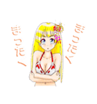 頑張る巫女お姉さん    14（個別スタンプ：37）