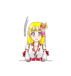 頑張る巫女お姉さん    14（個別スタンプ：38）