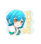 君と天使と軟体動物。【1】（個別スタンプ：14）