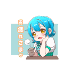 君と天使と軟体動物。【1】（個別スタンプ：16）