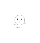 丸みざわふわ美（個別スタンプ：6）