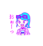 vaporwave girl sticker（個別スタンプ：1）