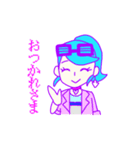 vaporwave girl sticker（個別スタンプ：4）