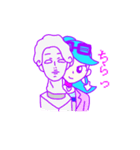 vaporwave girl sticker（個別スタンプ：7）