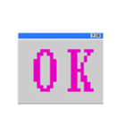 vaporwave girl sticker（個別スタンプ：13）