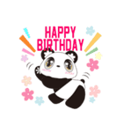 お誕生日お祝い-はぴばパンダ（個別スタンプ：12）