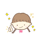 三つ編みりっちゃん（個別スタンプ：3）