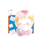 水彩ガールズ 日常（個別スタンプ：14）