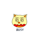 ABC気持ちねこさん English Only（個別スタンプ：2）