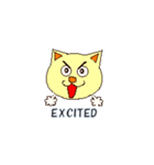 ABC気持ちねこさん English Only（個別スタンプ：5）