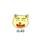 ABC気持ちねこさん English Only（個別スタンプ：7）