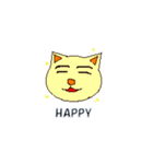 ABC気持ちねこさん English Only（個別スタンプ：8）