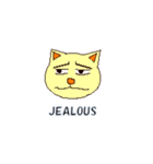 ABC気持ちねこさん English Only（個別スタンプ：10）