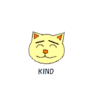 ABC気持ちねこさん English Only（個別スタンプ：11）