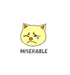 ABC気持ちねこさん English Only（個別スタンプ：13）
