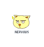 ABC気持ちねこさん English Only（個別スタンプ：14）