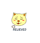 ABC気持ちねこさん English Only（個別スタンプ：18）