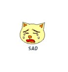 ABC気持ちねこさん English Only（個別スタンプ：19）