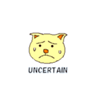 ABC気持ちねこさん English Only（個別スタンプ：21）