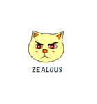 ABC気持ちねこさん English Only（個別スタンプ：26）
