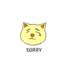 ABC気持ちねこさん English Only（個別スタンプ：30）