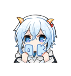双子のヤギ[日常]（個別スタンプ：13）