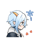 双子のヤギ[日常]（個別スタンプ：16）