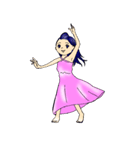 フラダンス ハンドモーション（個別スタンプ：7）