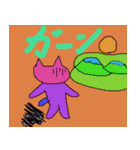 カラフル ねこ（個別スタンプ：14）