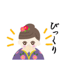 なごみ(^^)kimonoスタンプ（個別スタンプ：28）
