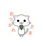 しろにゃん♪（個別スタンプ：8）