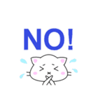 しろにゃん♪（個別スタンプ：15）
